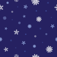 snow blue pattern