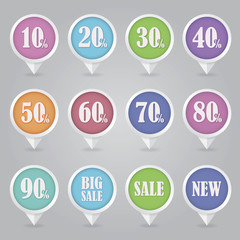 mapping pins icons SALE