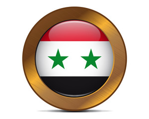 Syria bronze button