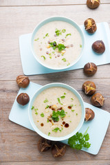 Cremige Maronensuppe