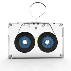 3d old audio cassette