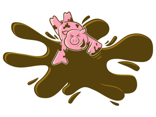 Pig in the Mud