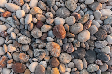 Pebbles on the bech