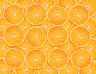 Pomarańcze. Tło - obrazy, fototapety, plakaty