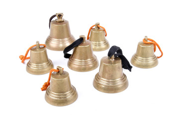 An antique handbells