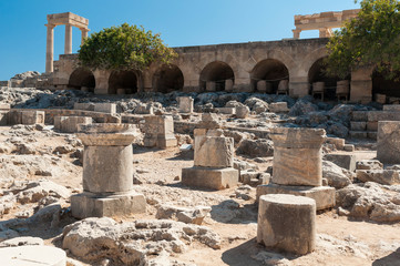 Ruins of fortifications