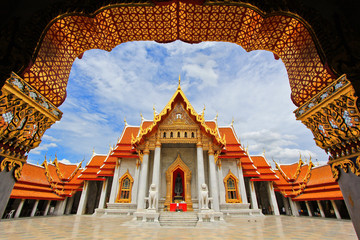 Wat Benjamaborphit in Bangkok of Thailand