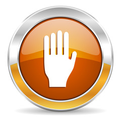 Obraz premium stop icon
