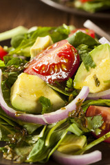 Organic Green Avacado and Tomato Salad