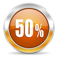 50 percent icon