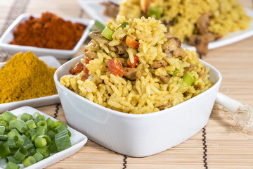 Indian Rice with Curry