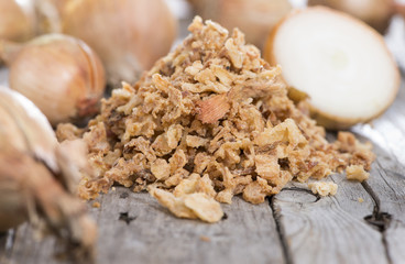 Portion of Fried Onions
