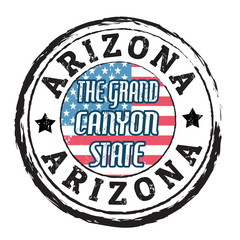 Arizona, The grand canyon state stamp
