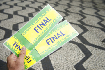 Tickets to football soccer final in Sao Paulo Brazil