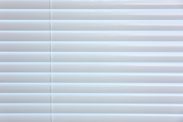 Fototapeta premium White jalousie, close up