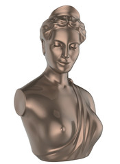 bust of the queen