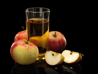 Apples and apple juice