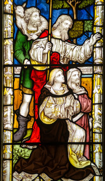 Nativity Stained Glass Window