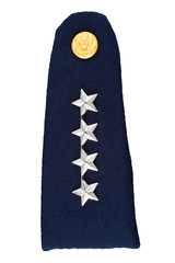 Military shoulder board of the four-star General