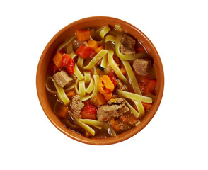 oriental uzbek soup lagman