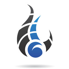 Fire Shaped Abstract Icon
