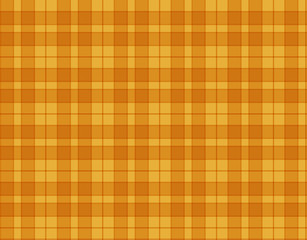 tissu orange à carreaux quadrillé