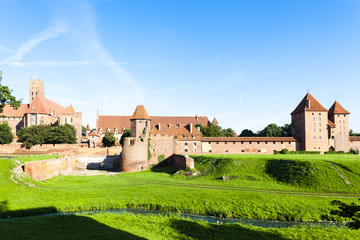 Fototapeta na wymiar Zamek w Malborku, Pomorze, Polska