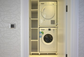 Laundry room at the home