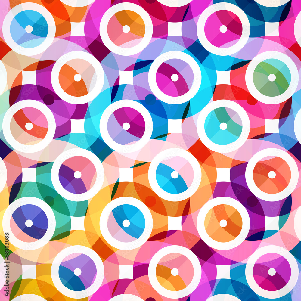 Aufkleber Abstract background with design elements.