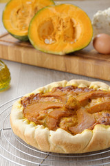 Torta salata di zucca e formaggio