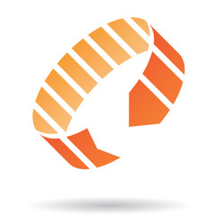 Colorful Abstract Arrow Icon