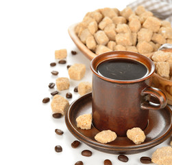 Coffee and brown sugar