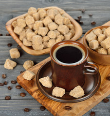 Coffee and brown sugar