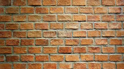 Red brick wall texture background