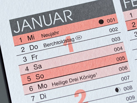 Neues Jahr - Neujahr - Januar