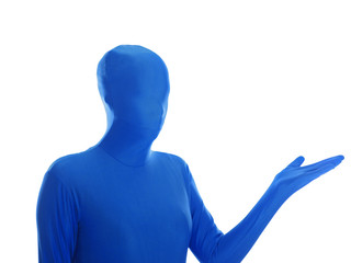 blauer mensch