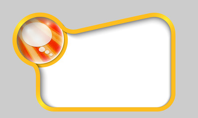 yellow text box for any text with transparent speech bubble