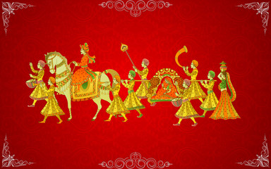 Indian Wedding Card - 58110813