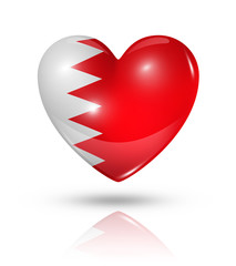 Love Bahrain, heart flag icon