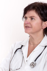 Doctor talking to patient
