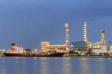 Fototapeta premium cargo transport with chemical industrial