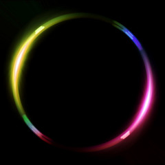 ring lens flare yellow red