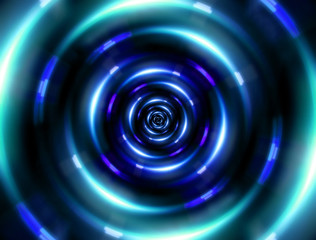 ring tunnel blue