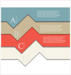 Modern infographic template