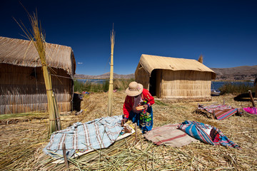 Uros floating islands - Titikaka Lake