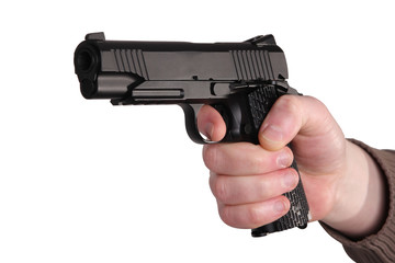 gun in hand