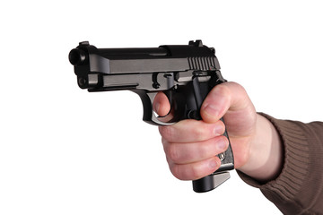 gun in hand