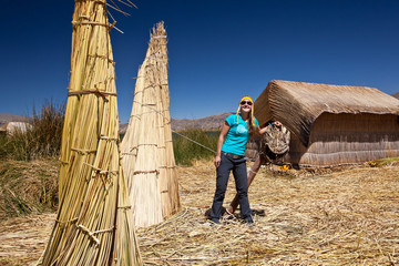 Uros floating islands - Titikaka Lake © berzina