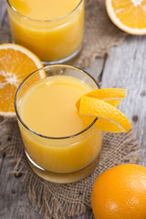 Fototapeta na wymiar Fresh Orange Juice
