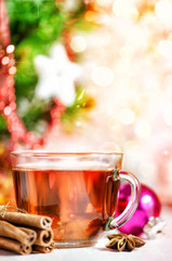 Christmas tea and spices